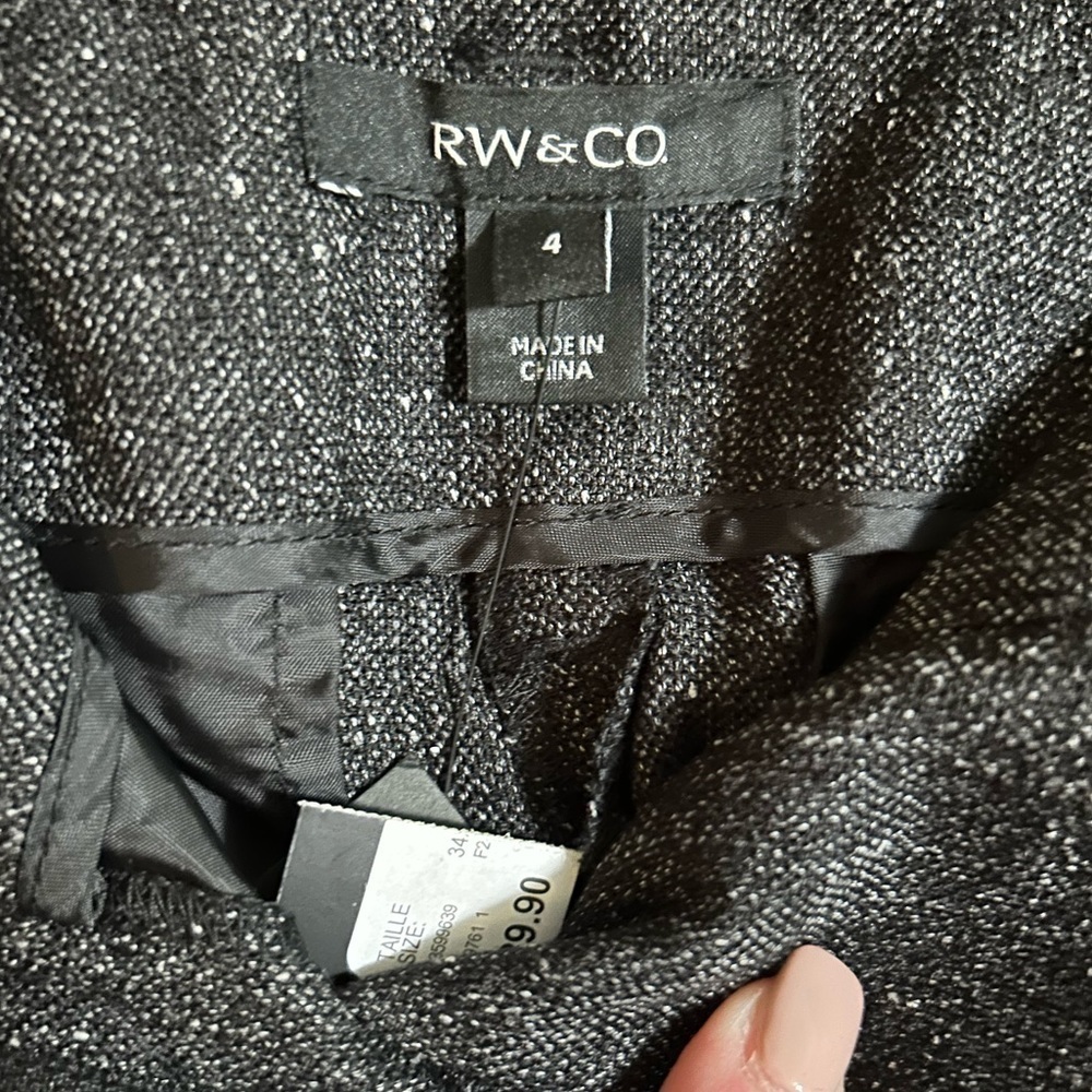 NWT - RW & CO. Ladies’ High Rise Dress Pants - Size 4 - Picture 3 of 6